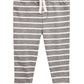 First Impressions Baby Boy's Striped Jogger Pants  Gray Size 18 Months