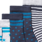 First Impressions Baby Boy's 3 Pk Printed Socks Blue Size 6-12 MOS
