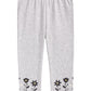 First Impressions Toddler Girl's Floral Hem Leggings  Gray Size 4T