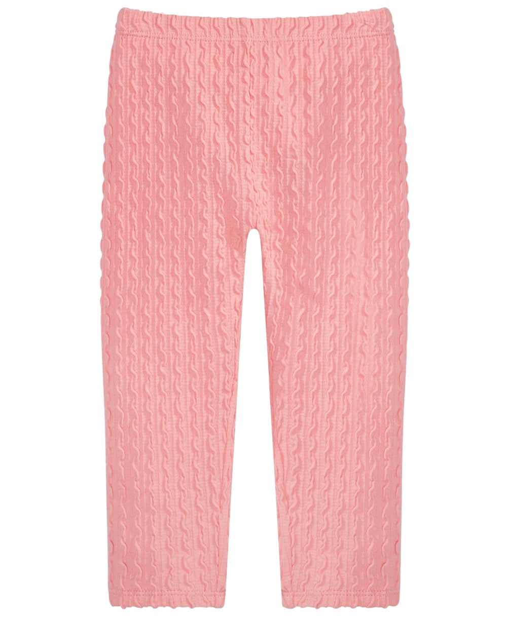 First Impressions Toddler Girl's Textured Leggings Pink Size 4T