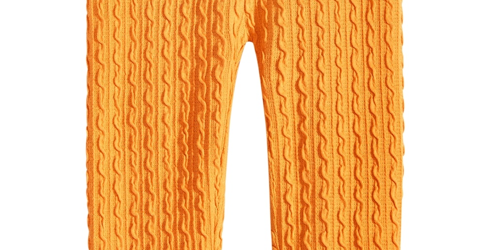 First Impressions Kid's Baby Girls Textured Leggings Yellow Size 12