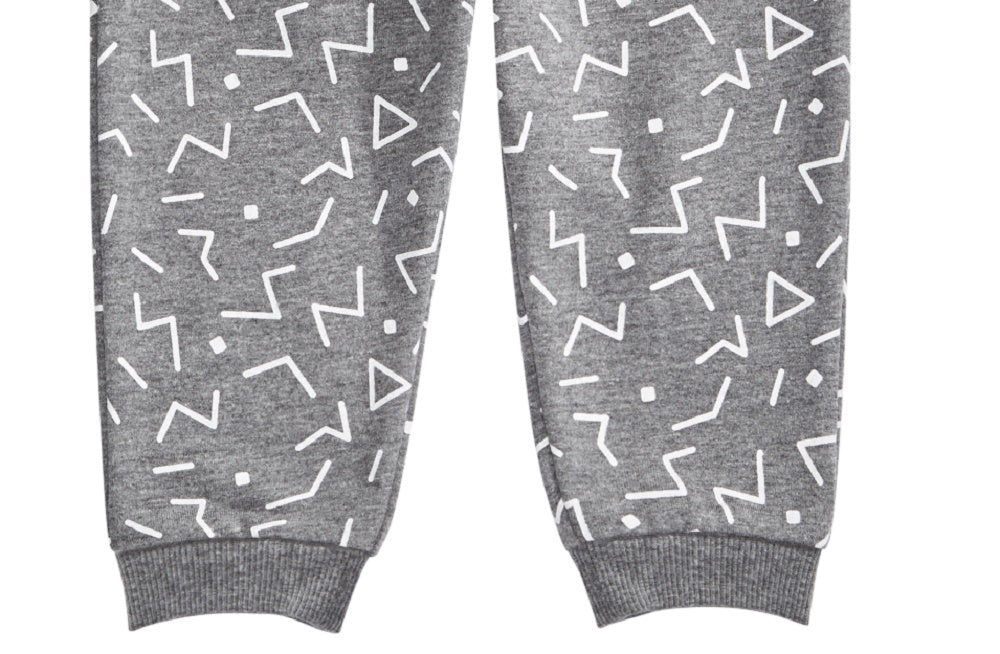 First Impressions Baby Boy's Geo-Print Joggers  Gray Size 18MOS