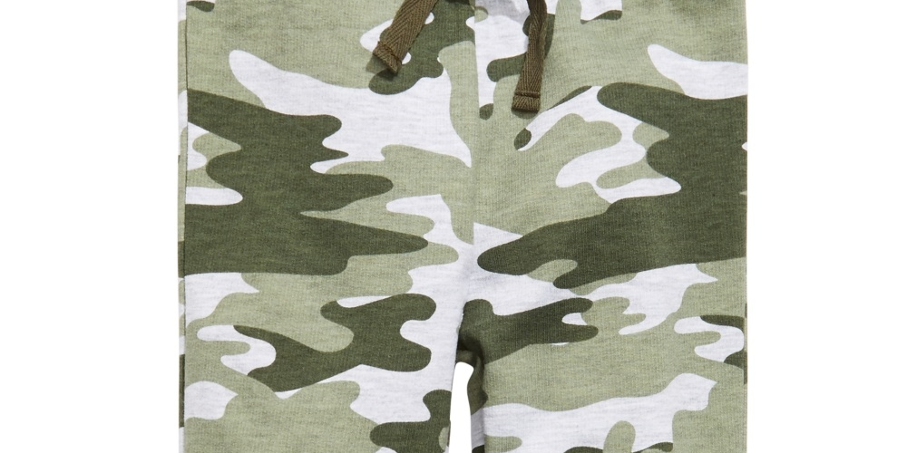 First Impressions Boy's Camo Print Jogger Pants Gray Size 3MOS