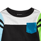 First Impressions Baby Boy's Colorblocked T-Shirt  Black Size 6-9MOS
