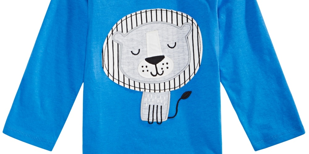 First Impressions Kid's Baby Boys Lion Print T Shirt Blue Size 3
