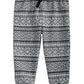 First Impressions Baby Boy's Fair Isle Print Joggers Gray Size 24MOS