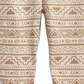 First Impressions Boy's Geo Print Jogger Pants Beige Size 3MOS