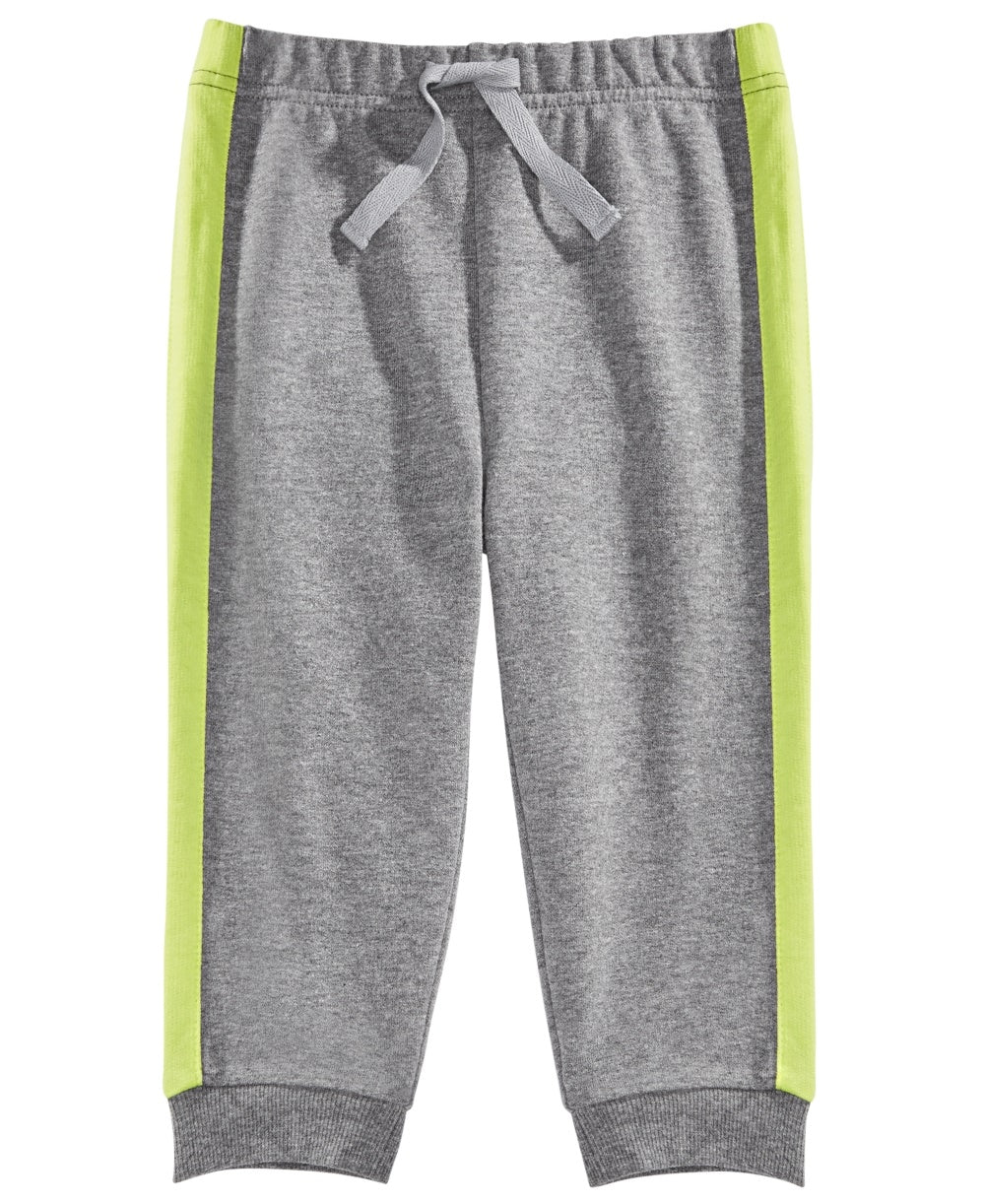 First Impressions Kid's Baby Boys Side Stripe Jogger Pants Gray Size 3