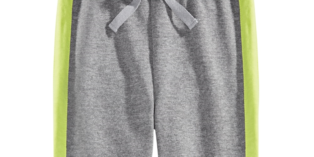 First Impressions Boy's Side Stripe Sporty And Sweet Jogger Pants Gray Size 6MOS