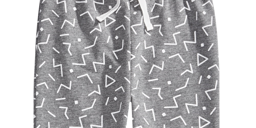First Impressions Baby Boy's Geo Print Joggers Gray Size 24 Months