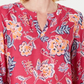 Charter Club Women's Double Floral Printed Tunic Pink Size Petite Medium