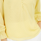 Maison Jules Women's Printed Ruffled-Cuff Top  Med Yellow Size X-Large