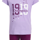 Champion Kid's Toddler Girls 2 Pc. T Shirt & French Terry Jogger Pants Set Purple Size 2T