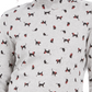 Karen Scott Women's Cats & Bows Printed Mock Neck Top Gray Size PL