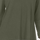Style & Co Women's Petite Chiffon-Hem Top Med Green Size PM