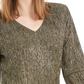 Alfani Women's Petite Metallic Bubble Top Gold Size PSM