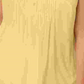 Charter Club Women's Pleated Pintuck Top Yellow Size 1X