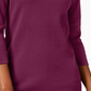 Karen Scott Women's Petite Cotton Button-Trim Sweater Red Size Petite
