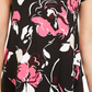 Alfani Women's Petite Printed Round-Hem T-Shirt Wine Size Petite X-Large