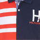 Tommy Hilfiger Kid's Little Boys Evan Colorblocked Stripe Logo Pique Polo Shirt Blue Size 5