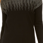Alfani Women's Metallic-Detail Vented-Hem Sweater In Regular & Petite Black Size Petite Small