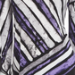 Alfani Women's Printed Pointed Hem Top Purple Size Petite Small