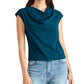 Rachel Roy Women's Cap Sleeve Top Blue Size Small