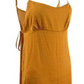 Free People Women's Smooth Sailin' Mini Slip Gold Size Medium