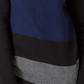 Karen Scott Women's Colorblocked Cotton Turtleneck Sweater Blue Size Petite Small
