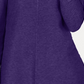 Alfani Women's Ribbed Snap Detail Sweater Purple Size PL