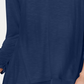 Style & Co Women's Chiffon Hem Top Blue Size PS