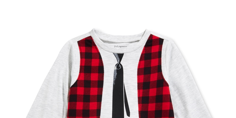 First Impressions Toddler Boy's Punk Rock Tie T-Shirt Gray Size 2T
