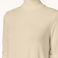 JM Collection Women's Turtleneck Top Beige Size Medium