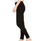 Eileen Fisher Women's Ribbed Leggings Black Size X-Small