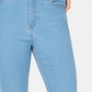 Tinseltown Junior's High Rise Raw Hem Skinny Jeans Blue Size 15