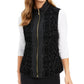 Charter Club Women's Velvet-Flocked Vest Black Size XX-Large
