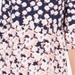 Charter Club Women's Floral-Print Boat-Neck Top Blue Size X-Large