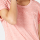 Style & Co Women's Burnout Texture T-Shirt Orange Size PP