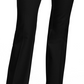 Alfani Women's Belted Wide Waistband Trouser Pants  Black Size 2 Petite