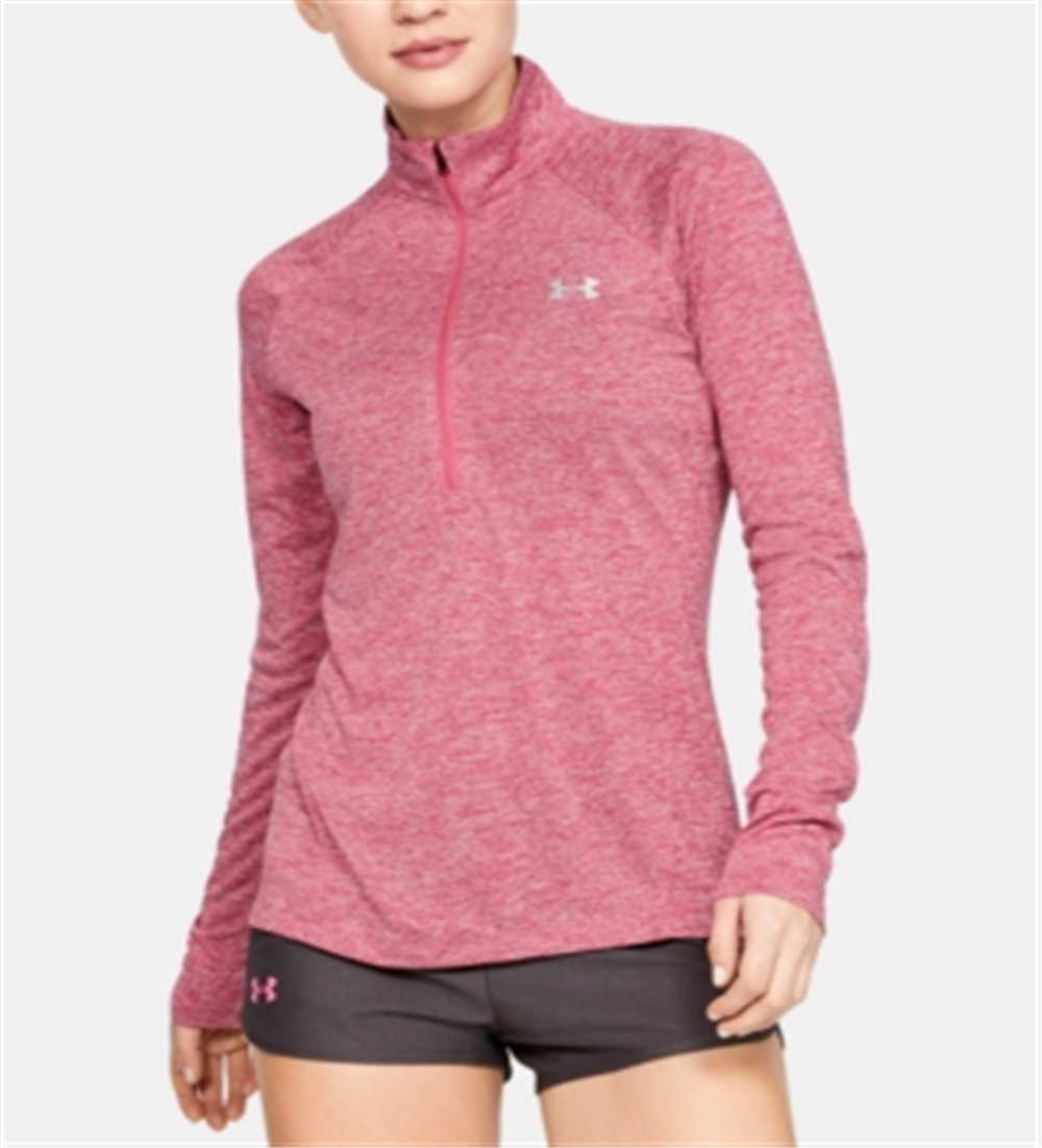 Under Armour Women's Ua Tech Half Zip Top Pink Size M