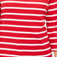 Karen Scott Women's Striped Boatneck T-Shirt Red Size Petite X-Large