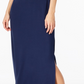 Style & Co Women's Petite Scoop-Neck Maxi Dress Blue Size Petite Small