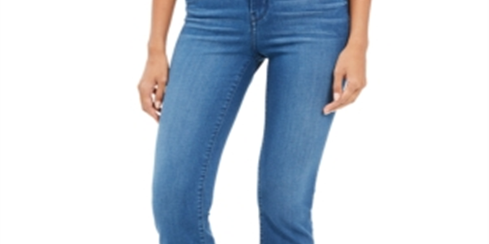 Flying Monkey Women's High Rise Mini Bootcut Jeans Blue Size 31