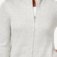 Karen Scott Women's Zip Front Cardigan -White Size Large