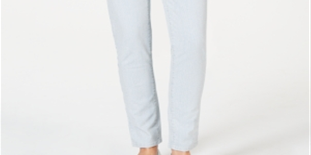 Charter Club Women's Bristol Tummy Control Skinny Ankle Jeans Blue Size 12