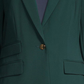 Calvin Klein Women's Three Pocket One Button Blazer Green Size 6
