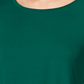 JM Collection Women's 3/4 Sleeve Scoop Neck T-Shirt Top Green Size Medium