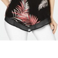 Alfani Women's Embroidered Pointed Hem Top Black Size Petite Medium