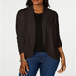 Karen Scott Women's Open Front Cardigan Brown Size X-Small