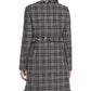 DKNY Women's Tweed Top Coat Jacket Black Size 12
